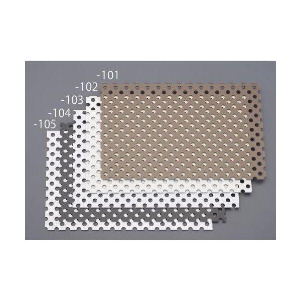 【個人宅配送不可】直送 代引不可 エスコ EA440HA-164  910x1820x3．0mm パンチングアルミ複合板 ブラック EA440HA164【キャンセル不可】