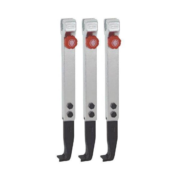 【個人宅配送不可】直送 代引不可 エスコ EA500BG-8 400mm EA500BG−250用 アーム 3本組／薄爪 EA500BG8【キャンセル不可】