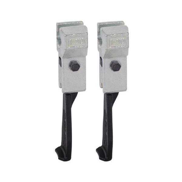 【個人宅配送不可】直送 代引不可 エスコ EA500CD-1  100mm EA500CD−90／120用 アーム 2本組／超薄爪 EA500CD1【キャンセル不可】