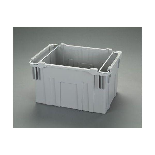 【個人宅配送不可】直送 代引不可 エスコ EA506AM-32  710x507x400mm／ 109L コンテナ EA506AM32【キャンセル不可】