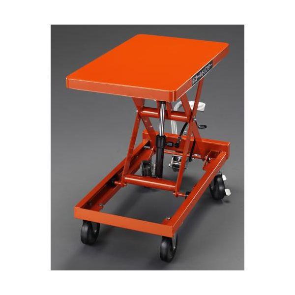 【個人宅配送不可】直送 代引不可 エスコ EA520XC-4A  500x 800mm／250kg テーブルリフト ハンドル無 EA520XC4A【キャンセル不可】