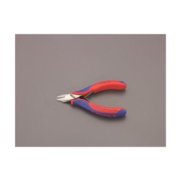 【個人宅配送不可】直送 代引不可 エスコ EA535KD-20 115mm 精密用ニッパー バネ・グリップ付 EA535KD20【キャンセル不可】