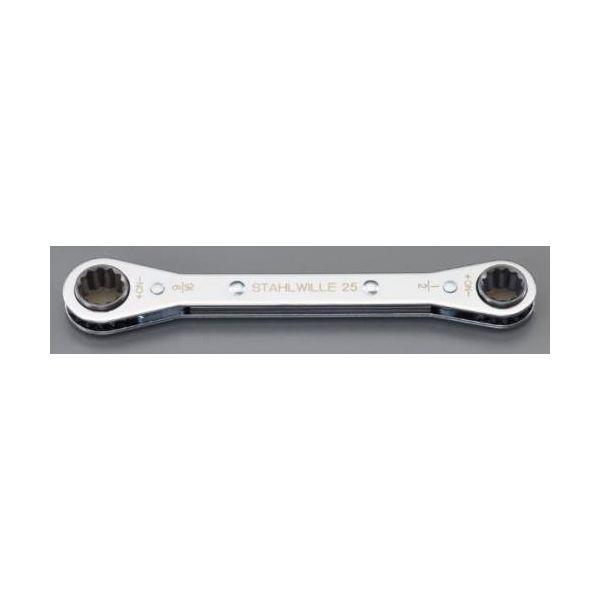 【個人宅配送不可】直送 代引不可 エスコ EA602CD-102  5／16”x11／32” ラチェットめがねレンチ EA602CD102【キャンセル不可】