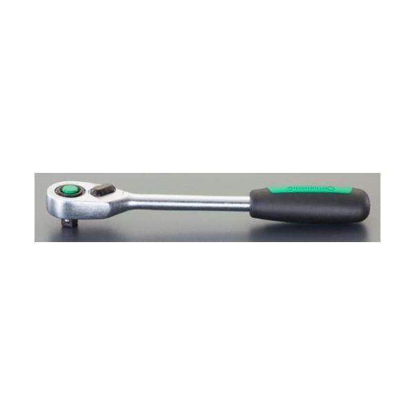 【個人宅配送不可】直送 代引不可 エスコ EA617XR-18A  1／4”DR／153mmラチェットハンドル クイックリリース EA617XR18A【キャンセル不可】