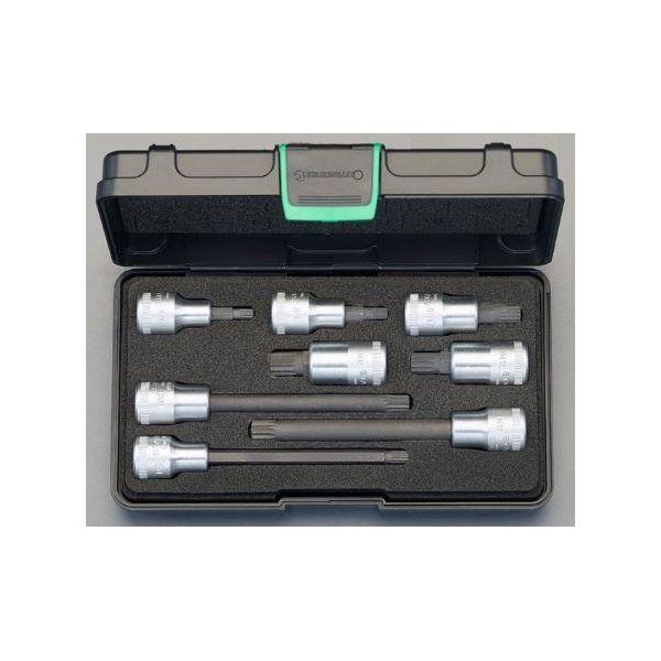 【個人宅配送不可】直送 代引不可 エスコ EA617ZP-100 1／2”DR／M8−M14 XZN ビットソケット EA617ZP100【キャンセル不可】