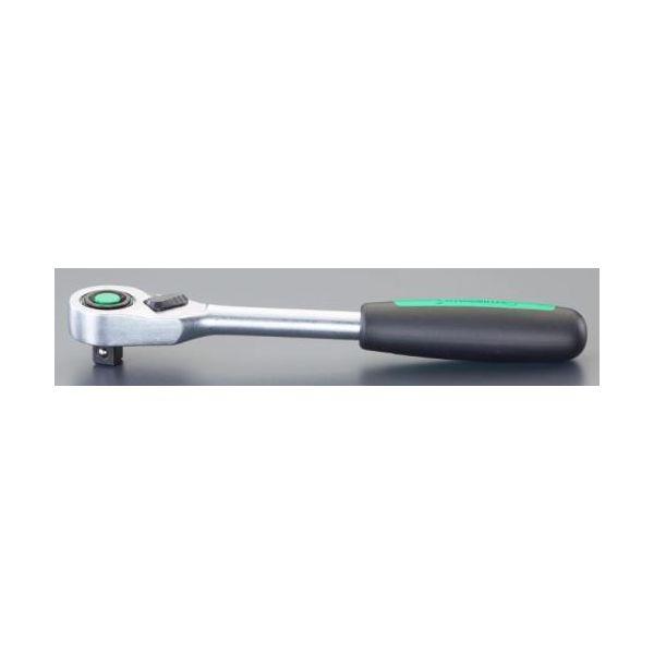 【個人宅配送不可】直送 代引不可 エスコ EA617ZR-15  1／2”DR／265．5mm ラチェットハンドル クイックリリース EA617ZR15【キャンセル不可】