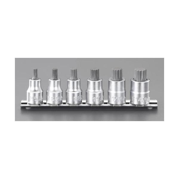 【個人宅配送不可】直送 代引不可 エスコ EA618BW-200 3/8”DR/M5−M14 XZN ビットソケット EA618BW200【キャンセル不可】