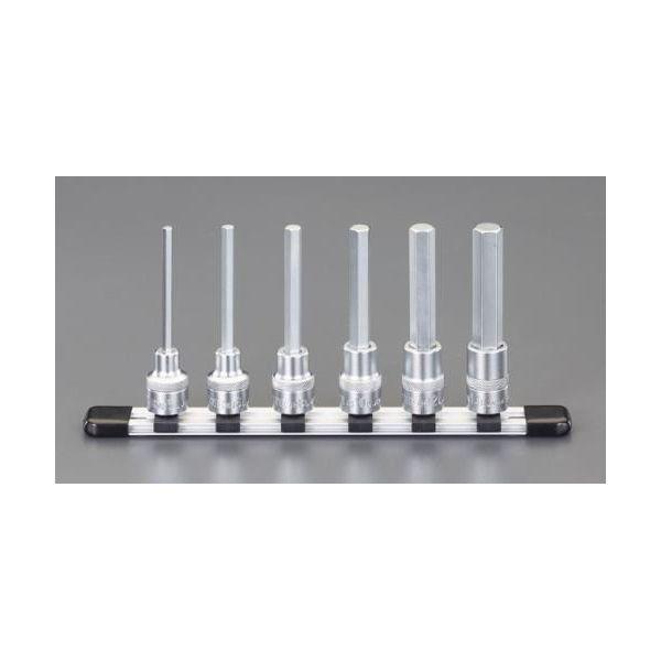 【個人宅配送不可】直送 代引不可 エスコ EA618KV-1 1／2”DR／5−14mm／100mm HEX ロングビットソケットセット EA618KV1【キャンセル不可】 8,070円