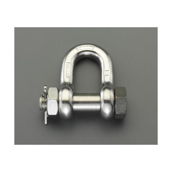 【個人宅配送不可】直送 代引不可 エスコ EA638F-75  1350kg シャックル ステンレス製 EA638F75【キャンセル不可】