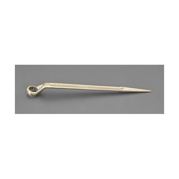 【個人宅配送不可】直送 代引不可 エスコ EA643BG-27  27mm 片口メガネレンチ シノ付・ノンスパーキング EA643BG27【キャンセル不可】