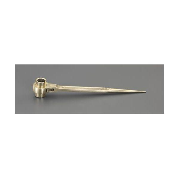 【個人宅配送不可】直送 代引不可 エスコ EA643BH-1  14x17mm 両口ラチェットレンチ ノンスパーキング EA643BH1【キャンセル不可】