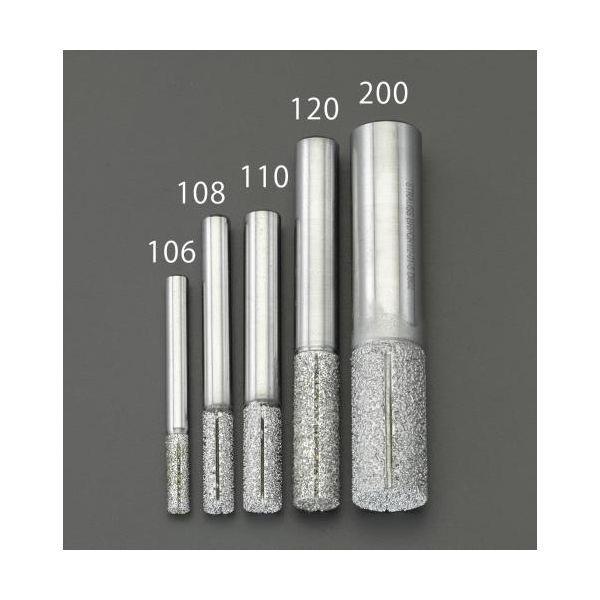 【個人宅配送不可】直送 代引不可 エスコ EA827ES-120  12mm ダイヤモンドルーター 複合材用／円筒 EA827ES120【キャンセル不可】