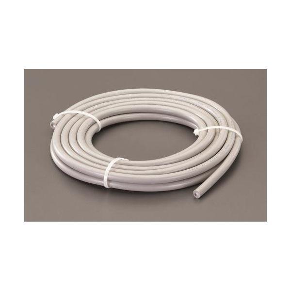 【個人宅配送不可】直送 代引不可 エスコ EA940AG-622  8 mm2x10m／2芯 ビニールキャブタイヤケーブル EA940AG622【キャンセル不可】