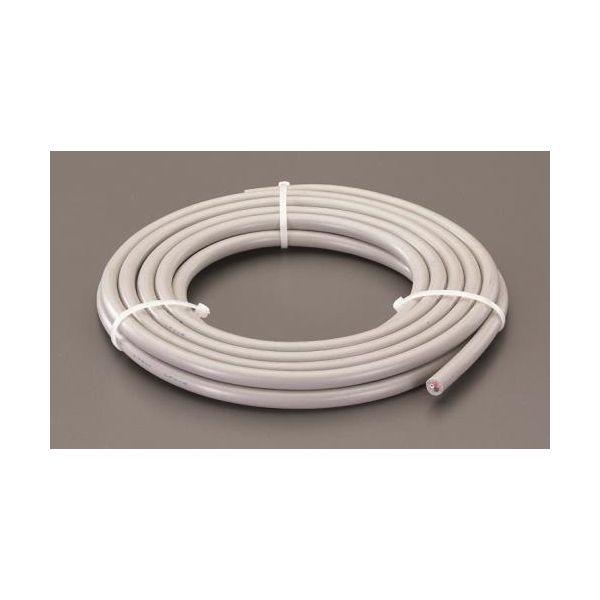 【個人宅配送不可】直送 代引不可 エスコ EA940AG-652  8 mm2x10m／3芯 ビニールキャブタイヤケーブル EA940AG652【キャンセル不可】