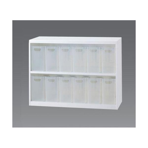 【個人宅配送不可】直送 代引不可 エスコ EA954FD-72  855x346x638mm／6列2段 収納庫 BOX付 EA954FD72【キャンセル不可】