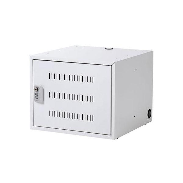 【個人宅配送不可】直送 代引不可 エスコ EA954HC-341A  500x500x410mm ノートパソコン収納キャビネット EA954HC341A【キャンセル不可】