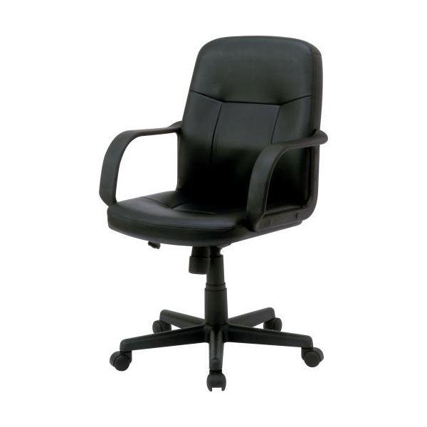 【個人宅配送不可】直送 代引不可 エスコ EA956XL-2A ビジネスチェアー ブラック EA956XL2A【キャンセル不可】