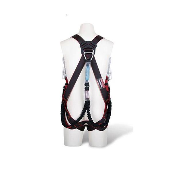 【個人宅配送不可】直送 代引不可 エスコ EA998FF-12 墜落制止用器具 フルハーネス／伸縮式ツインランヤード付 EA998FF12【キャンセル不可】