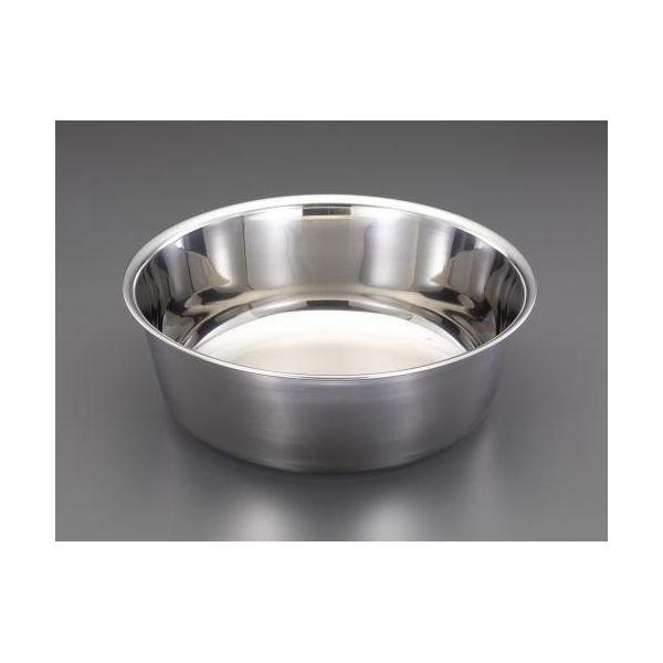 エスコ EA508SC-321 φ300x118mm 洗桶 ステンレス製 EA508SC321【キャンセル不可】