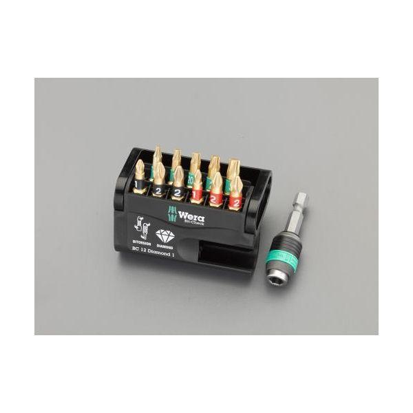 エスコ EA611AD-50 11本組 ビットセット Bi−Torsion・ダイヤモンド付 EA611AD50【キャンセル不可】