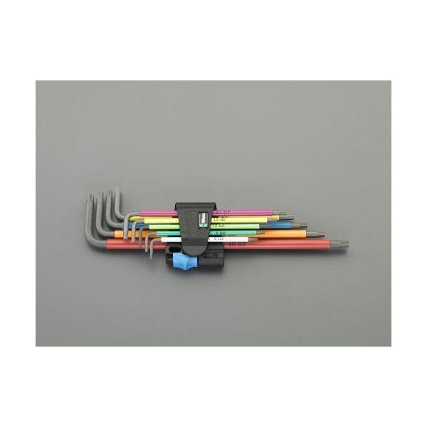 エスコ EA573TM-190 T8−T40 Torx キーレンチ ロング・ホールド付 EA573TM190【キャンセル不可】