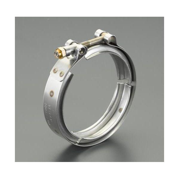 エスコ EA463CL-129 129．5mm Vバンドクランプ EA463CL129【キャンセル不可】