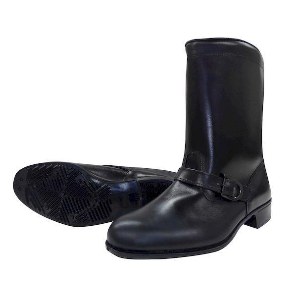 【個人宅配送不可】4979058280121 直送 代引不可 ドンケル 作業靴 半長靴 バンド付 ラバー1層底 耐滑 安全靴ではありません 306バンド付き ブラック 27．0