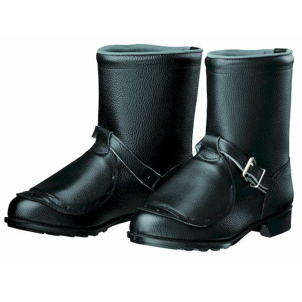 【個人宅配送不可】【個数：1個】4979058397430 直送 代引不可 ドンケル 安全靴 半長靴 甲プロ ラバー1層底 耐滑 606甲プロ ブラック 23．5