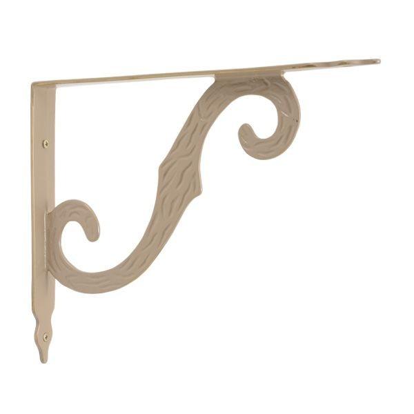 ゴーリキアイランド 620590 真鍮製棚受け アンティークシリーズ アースグレイ 250ミリ 真鍮 L型アングル ブラケット アンティーク レトロの通販は 6,029円