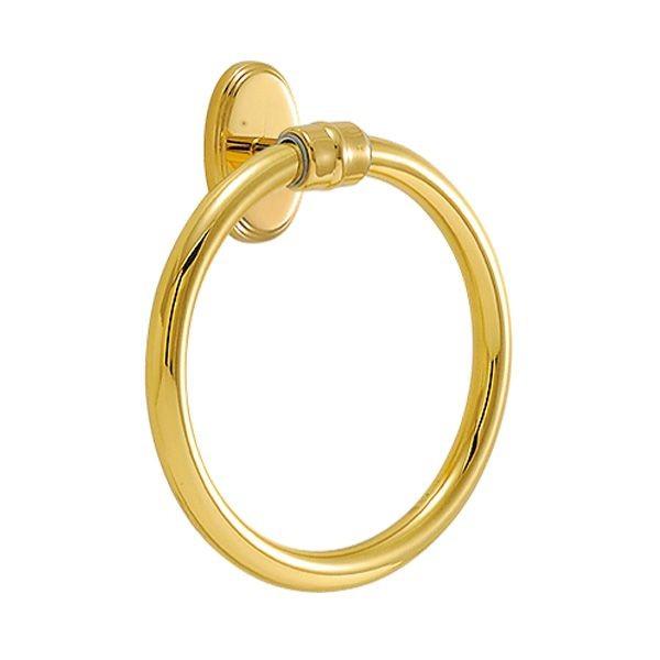 ゴーリキアイランド 640410 真鍮製タオルリング Plateシリーズ Shortタイプ 金色 真鍮 タオル掛け タオルハンガー