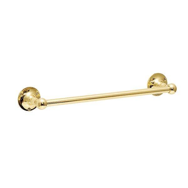 ゴーリキアイランド 640812 真鍮製タオルバー Solid Brassシリーズ 金色 360ミリタイプ 真鍮 タオル掛け タオルハンガー