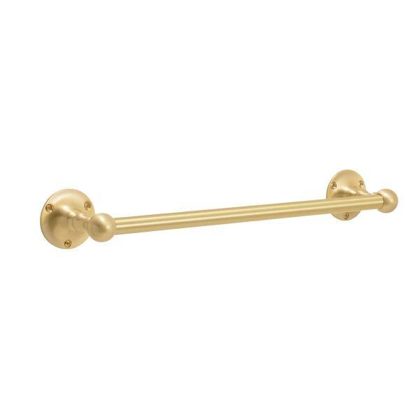 ゴーリキアイランド 640868 真鍮製タオルバー Solid Brassシリーズ 金色ヘアライン 360ミリタイプ 真鍮 タオル掛け タオ