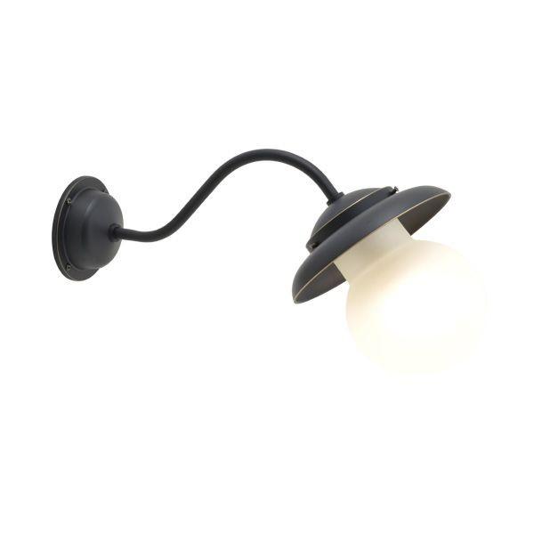 ゴーリキアイランド 700495 真鍮製ブラケットランプ 泡入りくもりガラス＆LEDランプ BT1771 BU FR LE ティルトタイプ 軒下用 防の通販は