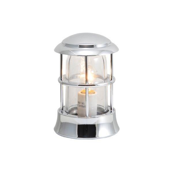 ゴーリキアイランド 750096 真鍮製マリンランプ クリアガラス＆LED普通球 BH1010MINI CL 銀色 ポーチライト アンティーク レトロ