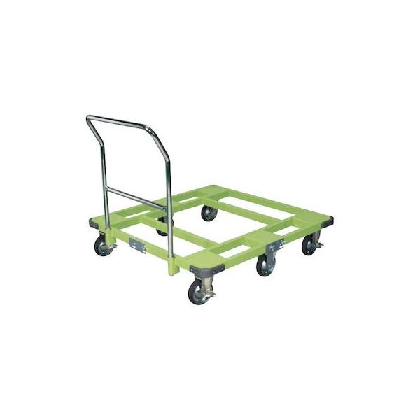 【個人宅配送不可】サカエ SAKAE RSP-4TG 直送 代引不可 自在移動回転台車 取手付 RSP4TG