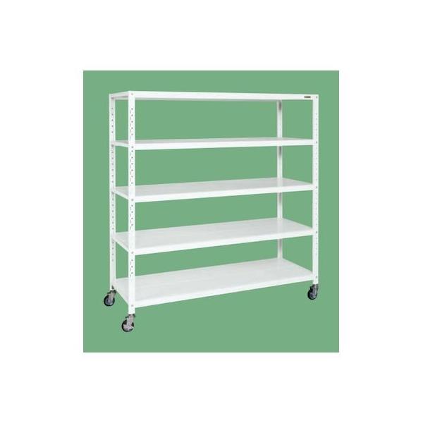 中量キャスターラックＭＫＳＧ型（ゴム車・４輪自在キャスター）　ＭＫＳＧ−１７４４Ｇ 中量キャスターラックＭＫＳＧ型（ゴム車・４輪自在キャスター） MKSG