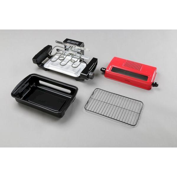 アイリスオーヤマ IRIS EMT-1101-R マルチロースター リニューアル EMT1101R レッド サンマ 魚焼きグリル
