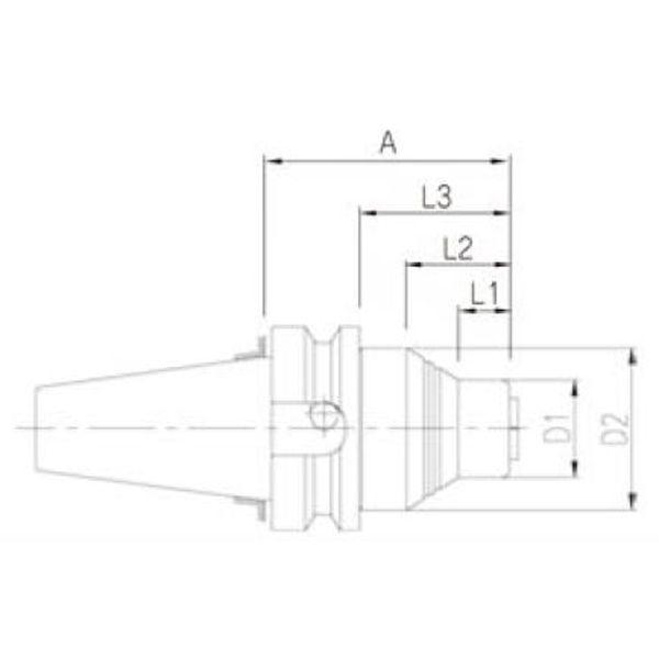 ムラキ APC BT40S-A アルブレヒトAPCミ−リングチャック APCBT40SA