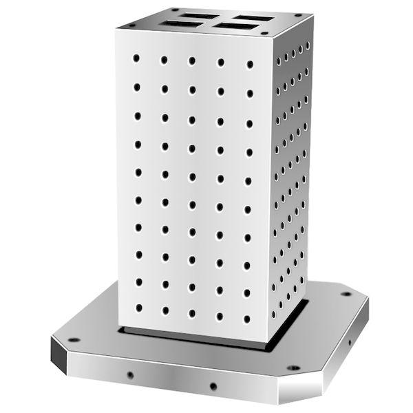 【個数：1個】スーパーツール BSH33515 直送 代引不可 ジグブロック 4面