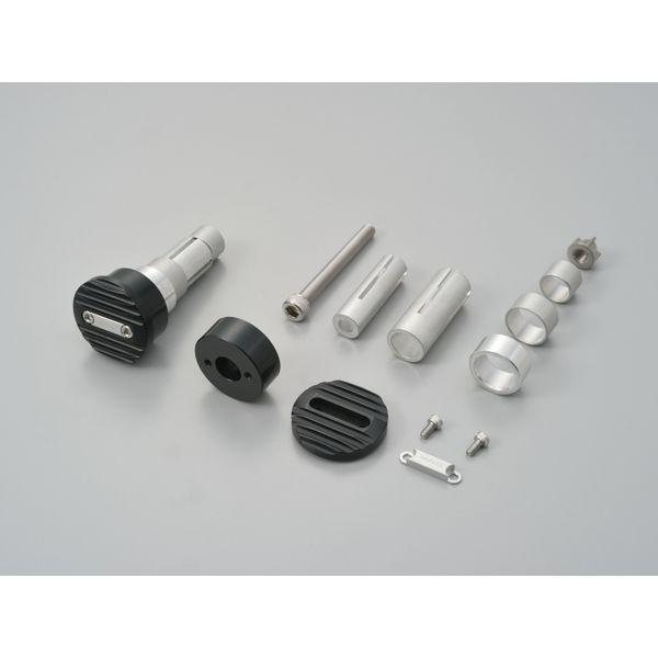 デイトナ DAYTONA 16826 バーエンドミラーアダプターウェーブ HIGHSIDER シルバー ブラック