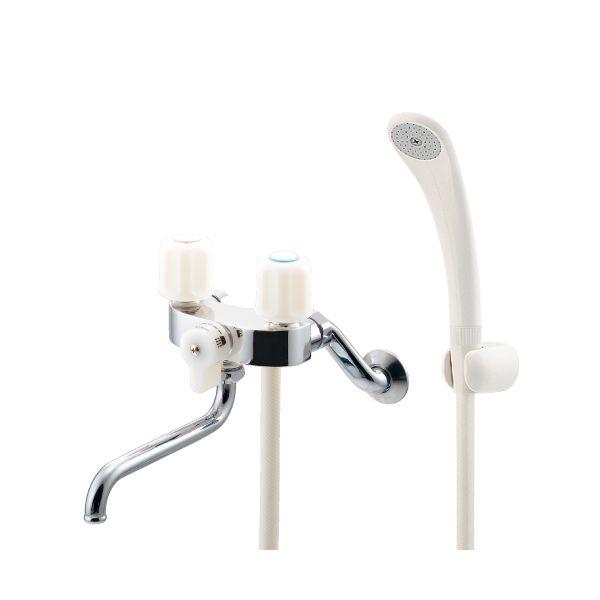 カクダイ 139-801K 2ハンドルシャワー混合栓 139801K シャワーホース接続部ネジG1 2ハンドルバスシャワー混合栓 12,944円