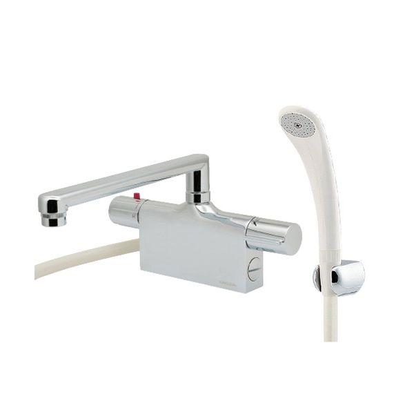 カクダイ 175-011 サーモスタットシャワー混合栓デッキ 175011 KAKUDAI デッキタイプ 混合水栓 一般地用