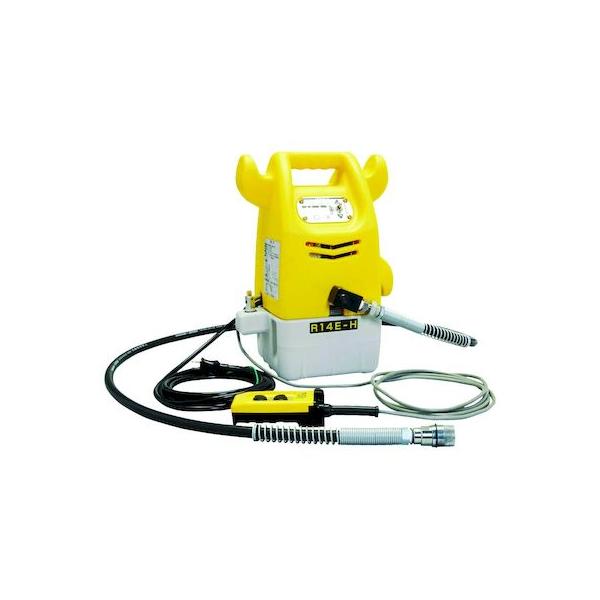 【個人宅配送不可】マクセルイズミ【旧泉精器製作所】 R14E-H 直送 代引不可 油圧ポンプ リモコン式 2Mホース付 R14EH