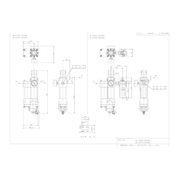 【個数：1個】前田シェル M-107A-FR-5 直送 代引不可 FRユニット M107AFR5