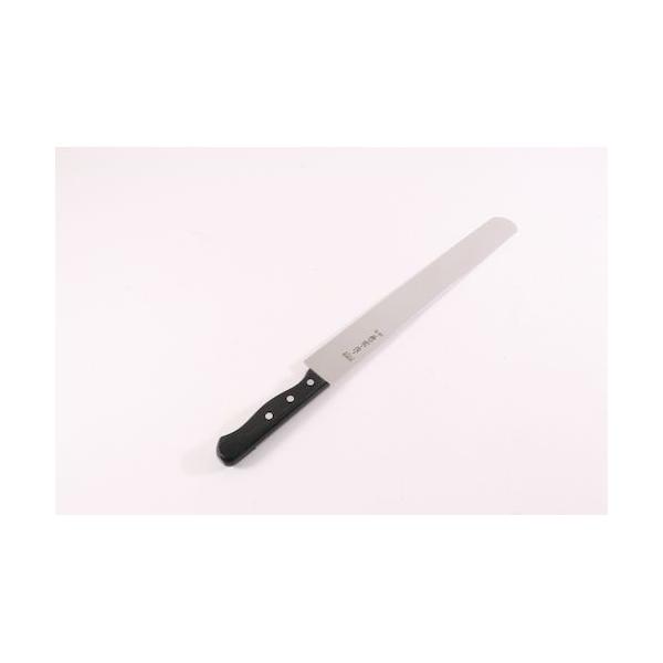 【1個入】4956856136027 北正 黒合板柄STカステラ包丁 300mm 兼常 30cm カステラ庖丁 カステラ切