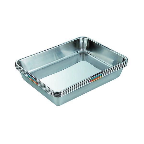 4538085032044 カンダ 18−8 カラー角バット 4枚取 緑 05-0057-0110 HACCP対応バットの通販は