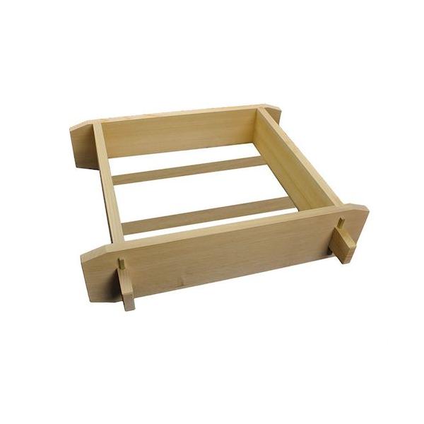 【1個入】4949362338320 カンダ 木製角セイロ 4寸 39cm 中華セイロ 338032 サワラ製 天然木 業務用 蒸し器 蒸籠