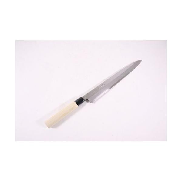 【1個入】4949362850891 カンダ 神田作 PC桂柄柳刃 330mm 05-0202-0206 柳刃包丁 刺身包丁 和包丁