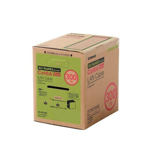 エレコム ELECOM LD-GPAL/BU300RS Cat6A 長尺LANケーブル 青 300m LDGPAL/BU300RS
