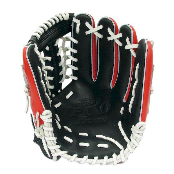 4982724111704 FALCON FG−6510N21 一般用・軟式グラブ 色：ブラック×レッド ファルコン